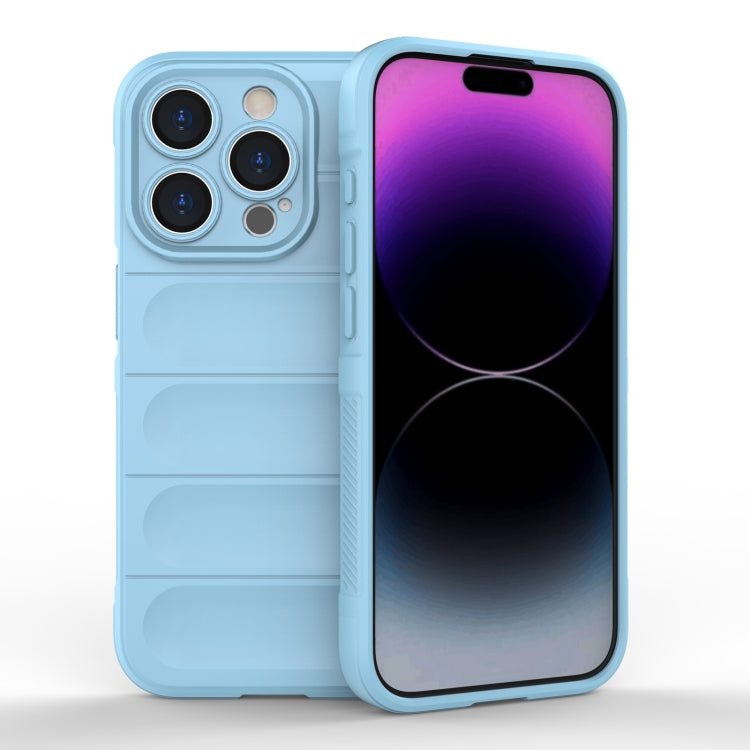 Magic Shield TPU + Flannel Phone Case, For iPhone 15 Pro, For iPhone 15 Plus