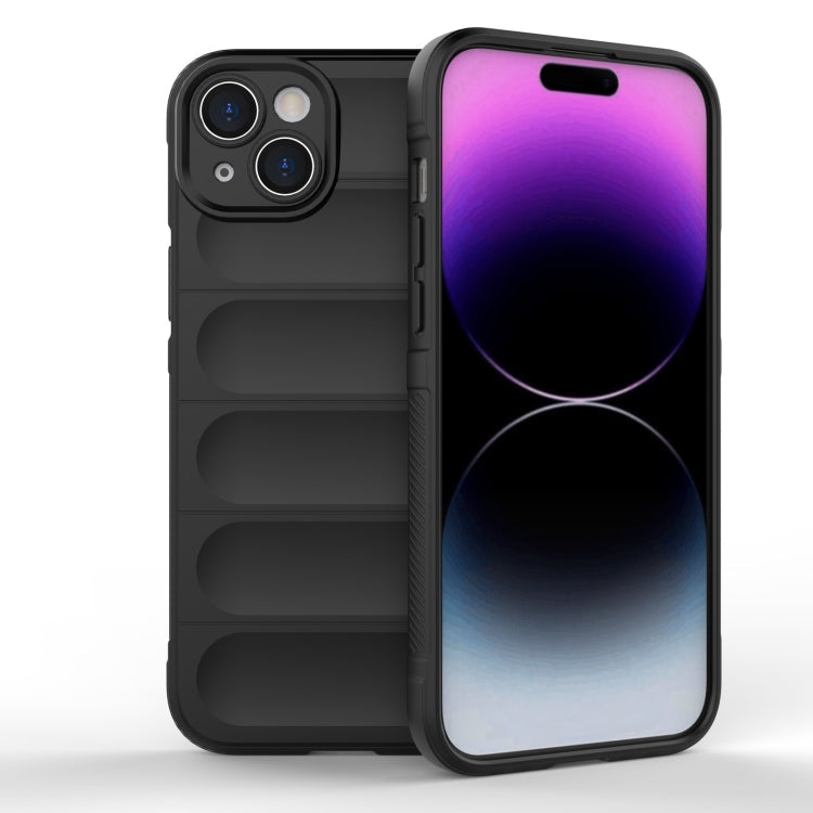 Magic Shield TPU + Flannel Phone Case, For iPhone 15 Pro, For iPhone 15 Plus