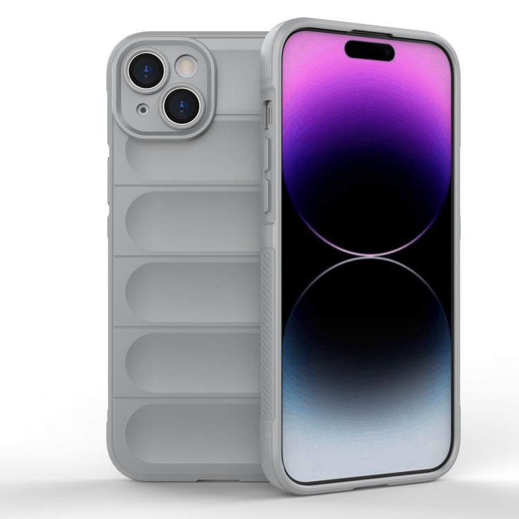 Magic Shield TPU + Flannel Phone Case, For iPhone 15 Pro, For iPhone 15 Plus