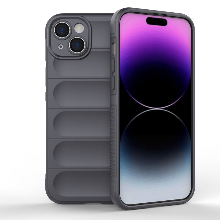 Magic Shield TPU + Flannel Phone Case, For iPhone 15 Pro, For iPhone 15 Plus