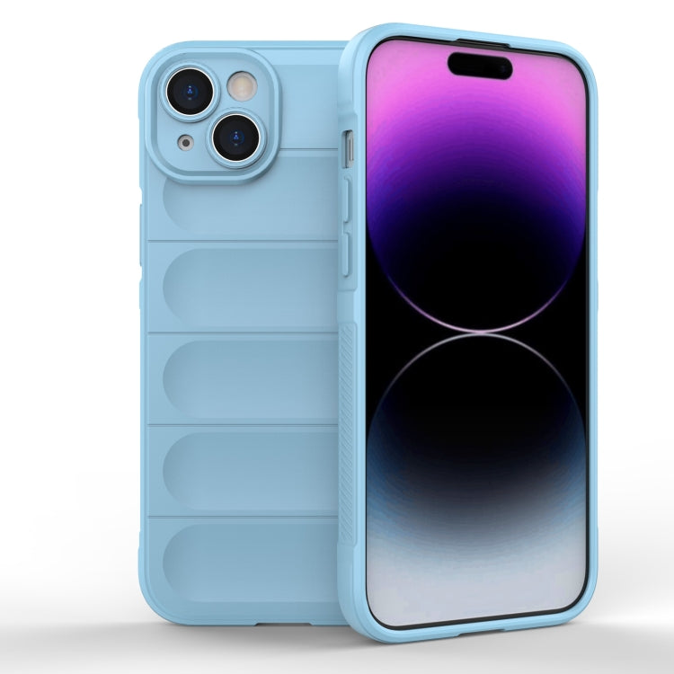 Magic Shield TPU + Flannel Phone Case, For iPhone 15 Pro, For iPhone 15 Plus