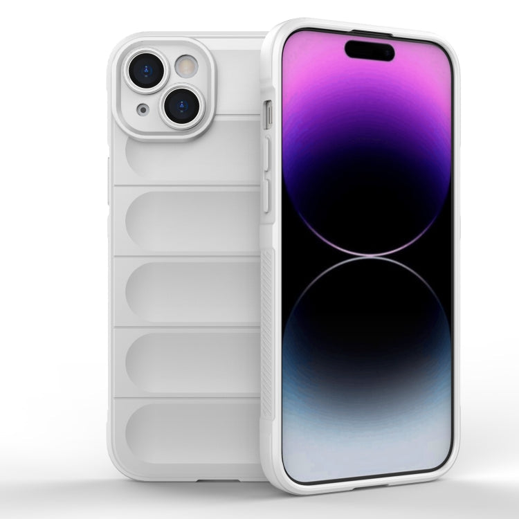 Magic Shield TPU + Flannel Phone Case, For iPhone 15 Pro, For iPhone 15 Plus