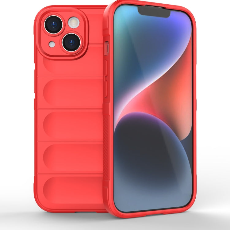 Magic Shield TPU + Flannel Phone Case, For iPhone 15