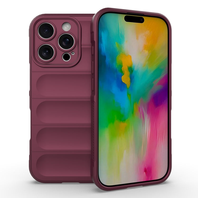 Magic Shield TPU + Flannel Phone Case, For iPhone 16 Pro, For iPhone 16 Plus