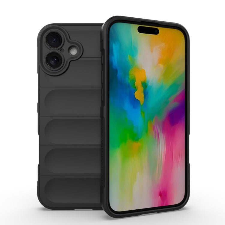 Magic Shield TPU + Flannel Phone Case, For iPhone 16 Pro, For iPhone 16 Plus