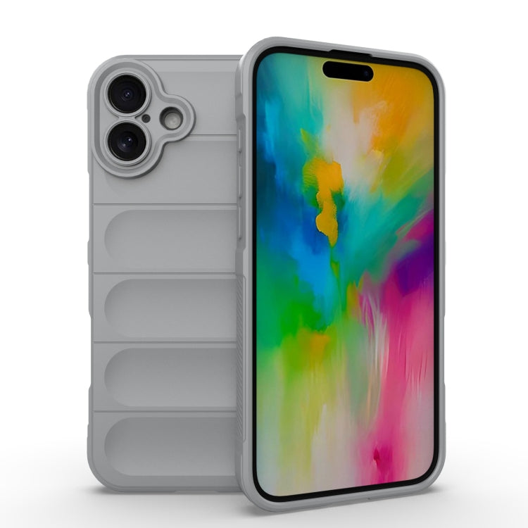 Magic Shield TPU + Flannel Phone Case, For iPhone 16 Pro, For iPhone 16 Plus