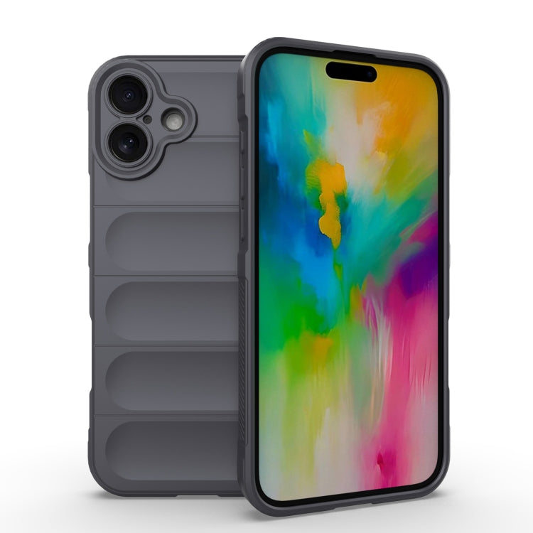 Magic Shield TPU + Flannel Phone Case, For iPhone 16 Pro, For iPhone 16 Plus