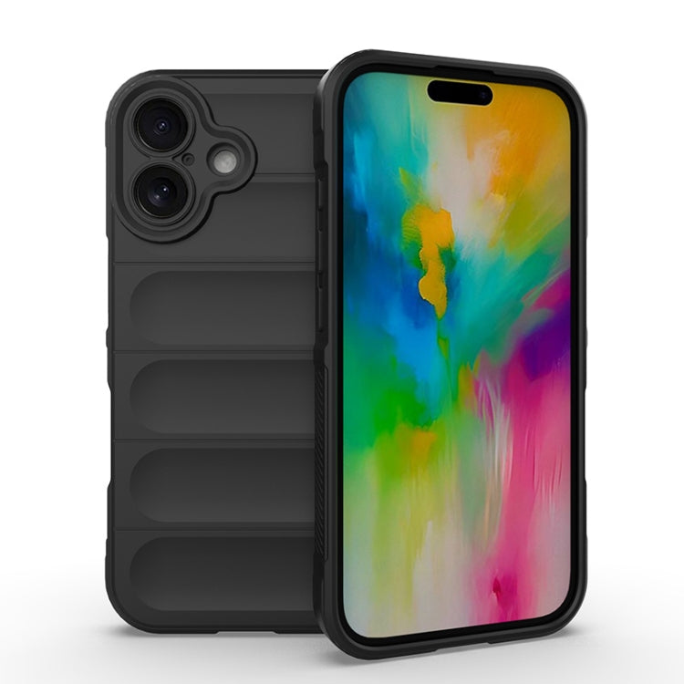 Magic Shield TPU + Flannel Phone Case, For iPhone 16, For iPhone 15 Pro Max