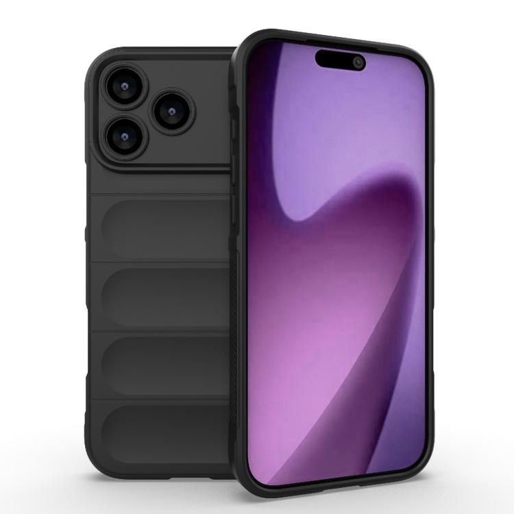 Magic Shield TPU + Flannel Phone Case, For iPhone 17e / 16e, For iPhone 17 Pro Max