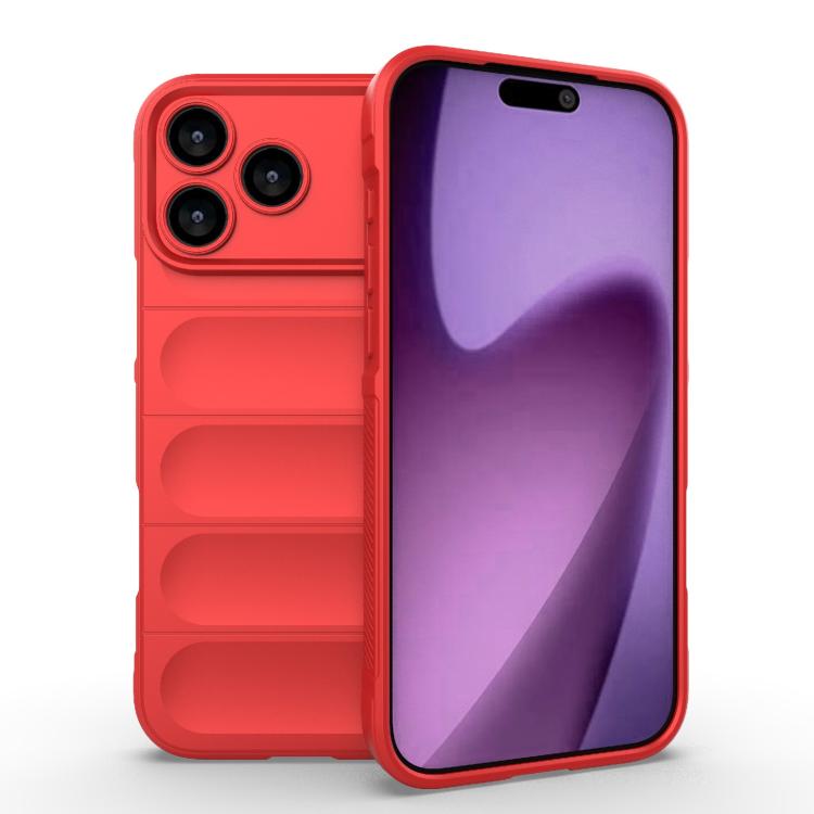 Magic Shield TPU + Flannel Phone Case, For iPhone 17e / 16e, For iPhone 17 Pro Max