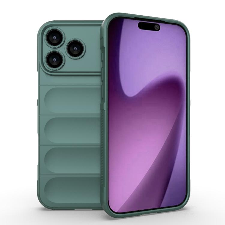 Magic Shield TPU + Flannel Phone Case, For iPhone 17e / 16e, For iPhone 17 Pro Max