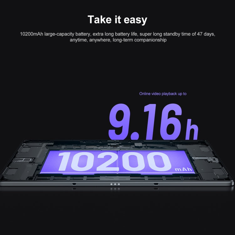 Lenovo Pad Pro 12.7 inch WiFi Tablet, 8GB+128GB, Android 13, Qualcomm Snapdragon 870 Octa Core, Support Face Identification(Dark Grey)