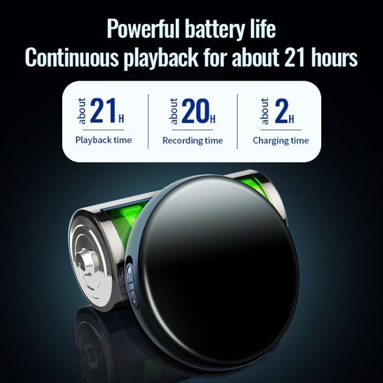 JNN M29 Portable Noise Reduction Smart Voice Control Magnetic Recorder, Memory:16GB