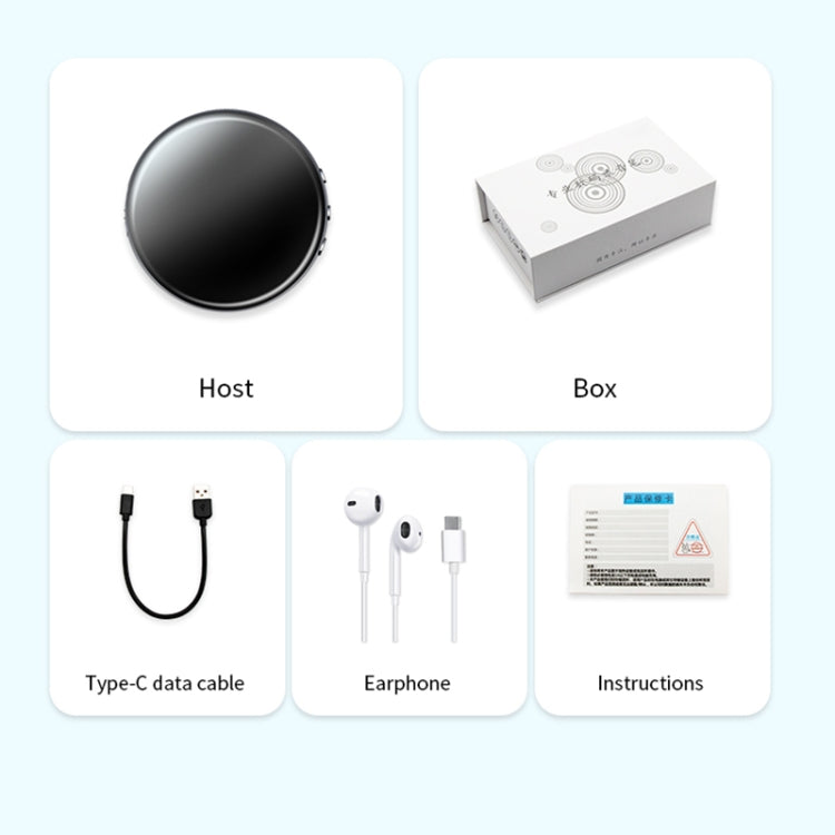 JNN M29 Portable Noise Reduction Smart Voice Control Magnetic Recorder, Memory:16GB