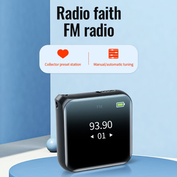 JNN M30 1.44 inch HD Screen Noise Reduction Control MP3 E-Book Player, Memory:64GB