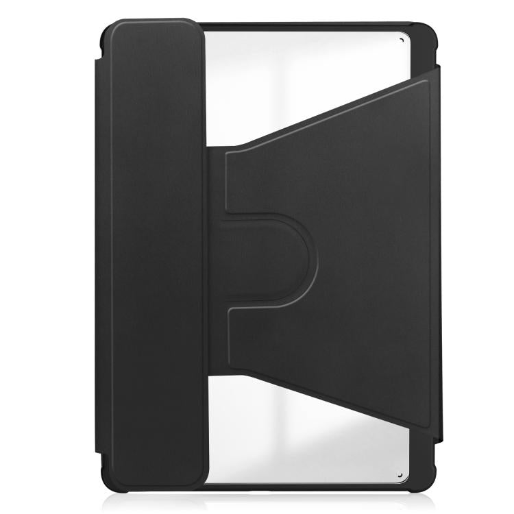 360 Rotation Transparent Smart Leather Case with Keyboard, For Samsung Galaxy Tab A11+, For Samsung Galaxy Tab S9 FE / S10 FE, For Samsung Galaxy Tab S9 FE+ / S10+, For Samsung Galaxy Tab A9+