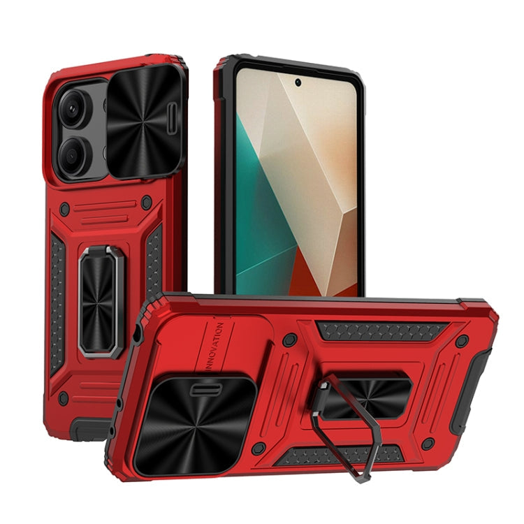 Camshield Robot TPU Hybrid PC Phone Case, For Xiaomi Redmi K70E 5G, For Xiaomi Redmi Note 13 5G, For Xiaomi Redmi Note 13 Pro 5G, For Xiaomi Redmi K60 Ultra