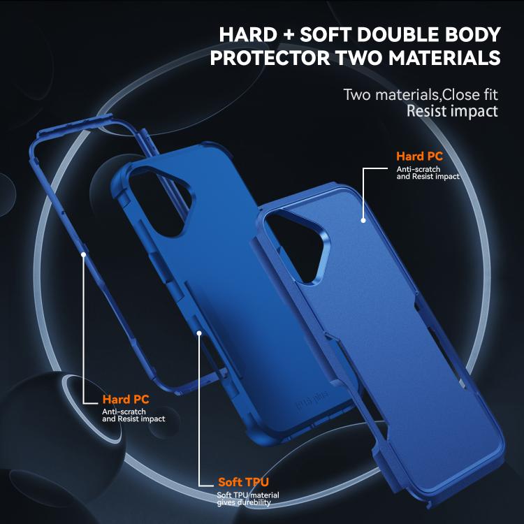 Commuter Shockproof TPU + PC Phone Case, For iPhone 17, For iPhone Air