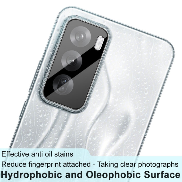 For OPPO Reno12 5G Global imak High Definition Integrated Glass Lens Film Black Version