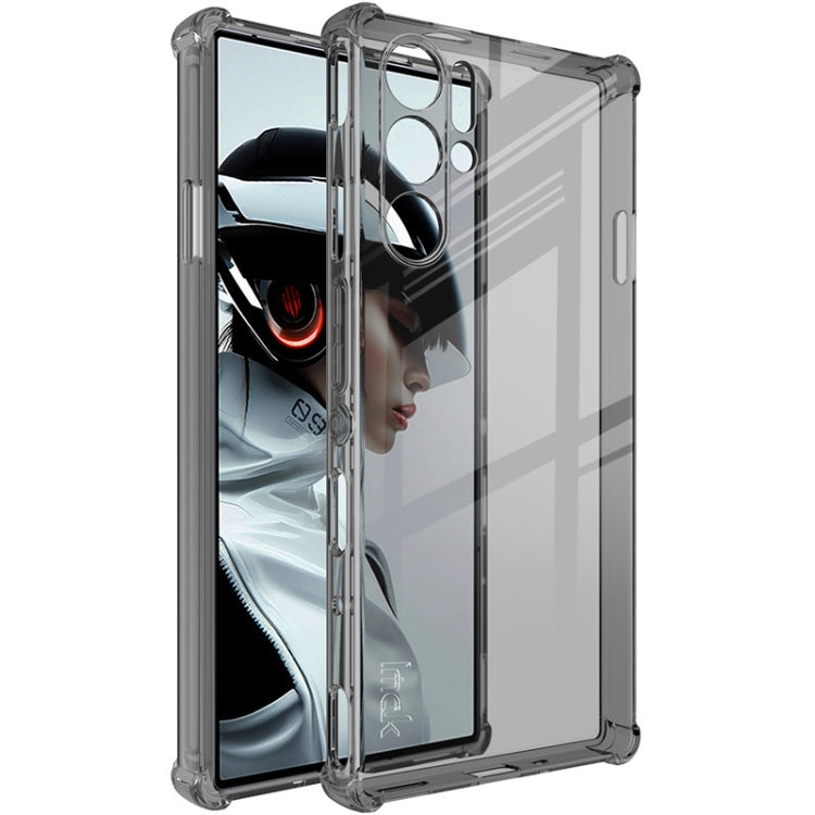 For ZTE nubia Red Magic 9 Pro 5G/9 Pro+ 5G imak Shockproof Airbag TPU Phone Case(Transparent Black)