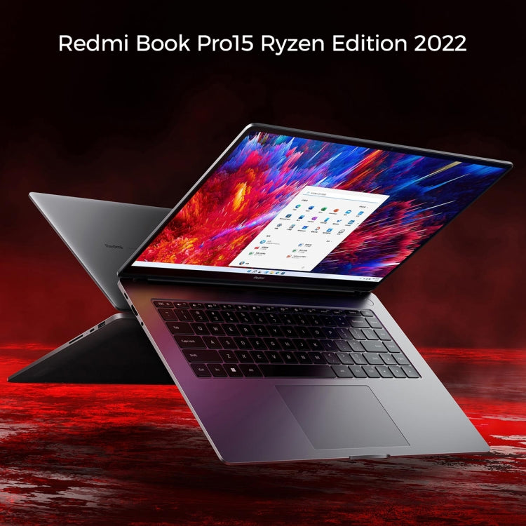 Xiaomi RedmiBook Pro 15 Laptop 2022 15.6 inch, 16GB+512GB, Windows 11 Home Chinese Version, AMD Ryzen 7 6800H Octa Core RTX2050 Discrete Graphics(Starlight Grey)