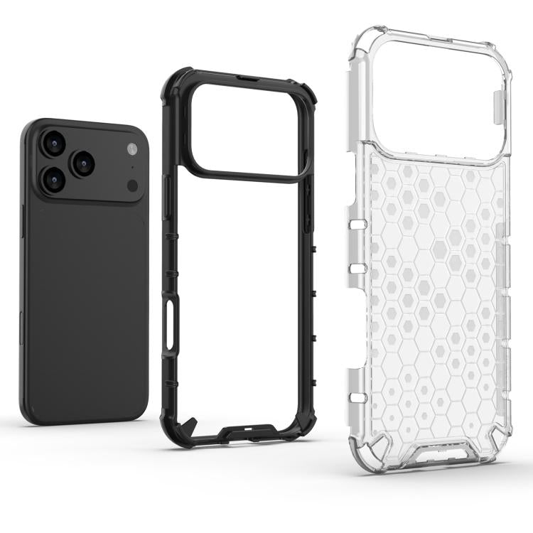 Honeycomb Shockproof Phone Case, For iPhone 17e / 16e, For iPhone 17 Pro Max, For iPhone 17 Pro, For iPhone 17