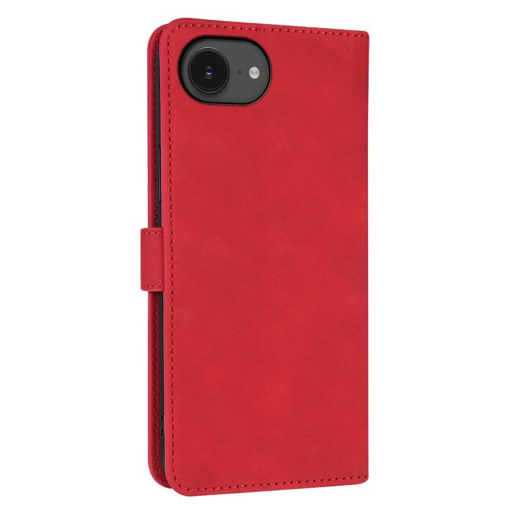 For iPhone 17e / 16e AZNS Skin Feel Calf Texture Flip Leather Phone Case(Red)