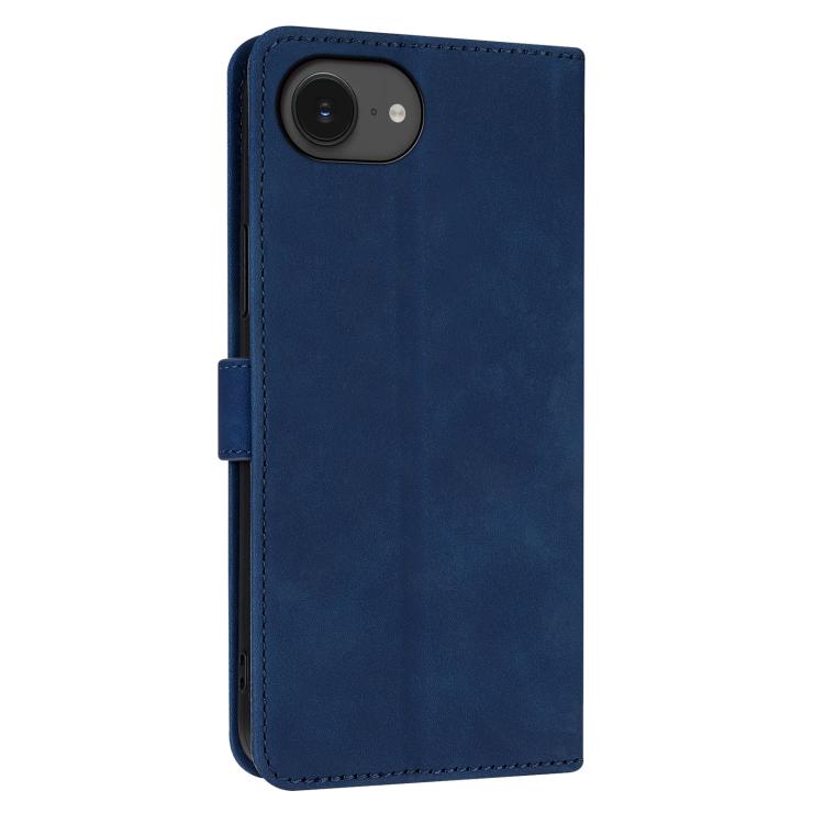 For iPhone 17e / 16e AZNS Skin Feel Calf Texture Flip Leather Phone Case(Blue)
