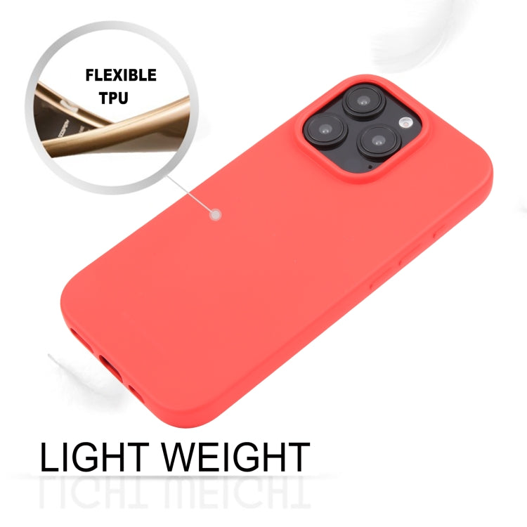 For iPhone 16 Pro Max GOOSPERY SOFT FEELING Liquid TPU Soft Phone Case(Red)
