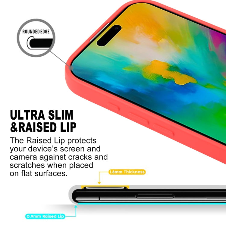 For iPhone 16 Pro Max GOOSPERY SOFT FEELING Liquid TPU Soft Phone Case(Red)