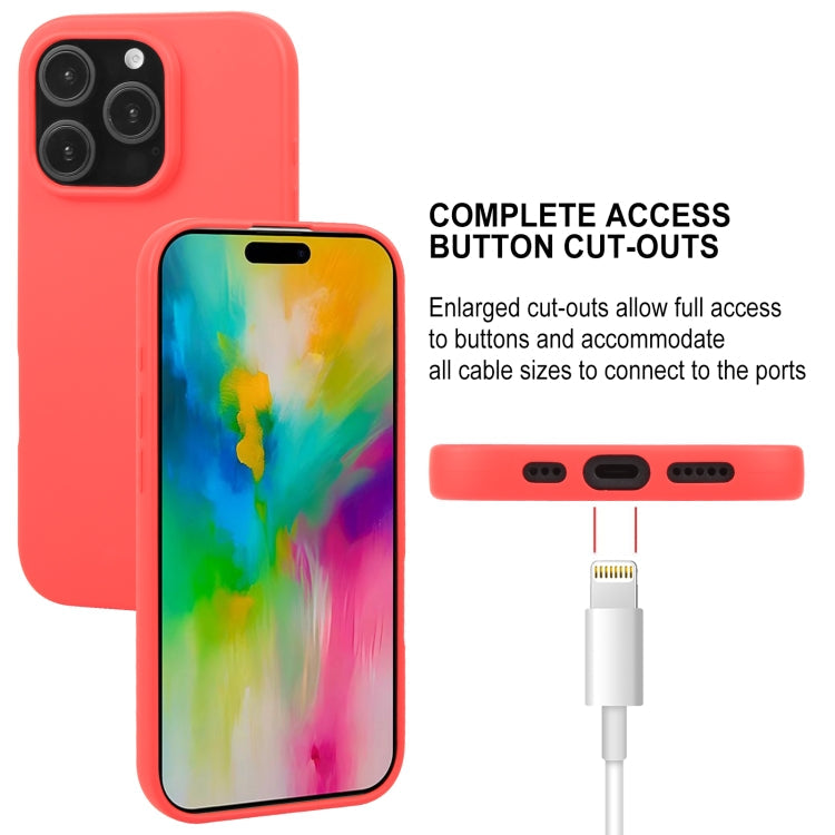 For iPhone 16 Pro Max GOOSPERY SOFT FEELING Liquid TPU Soft Phone Case(Red)