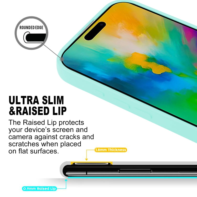 For iPhone 16 Pro Max GOOSPERY SOFT FEELING Liquid TPU Soft Phone Case(Mint Green)