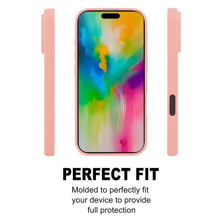 For iPhone 16 Pro Max GOOSPERY SOFT FEELING Liquid TPU Soft Phone Case(Pink)