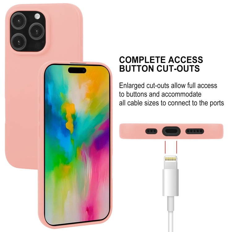 For iPhone 16 Pro GOOSPERY SOFT FEELING Liquid TPU Soft Phone Case(Pink)