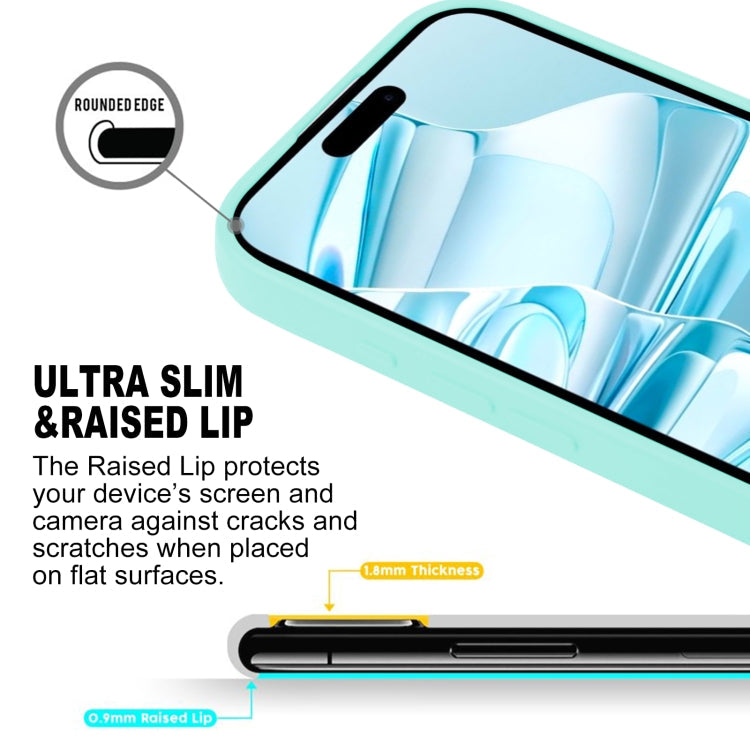 For iPhone 16 Plus GOOSPERY SOFT FEELING Liquid TPU Soft Phone Case(Mint Green)