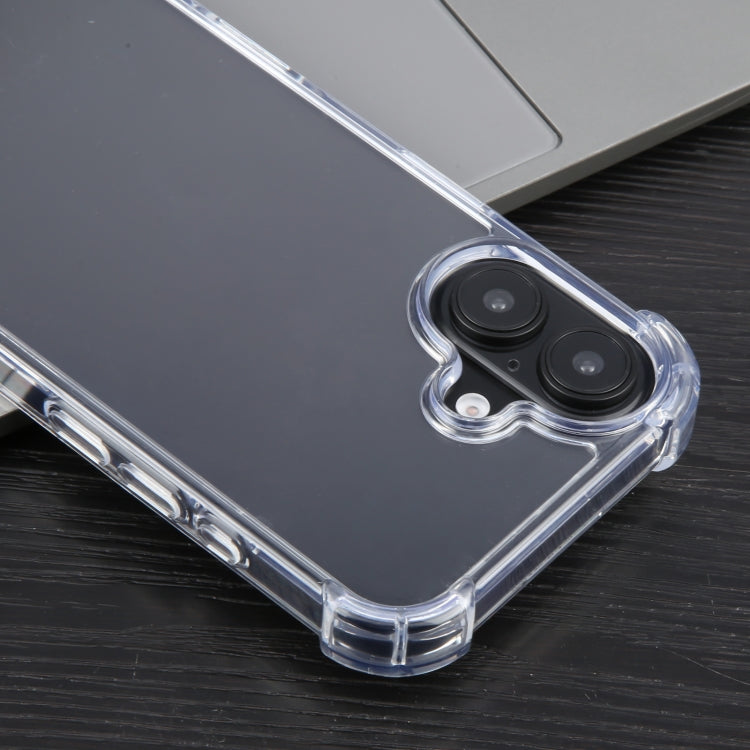 For iPhone 16 Plus MERCURY GOOSPERY SUPER Four-Corner Shockproof TPU Phone Case(Transparent)