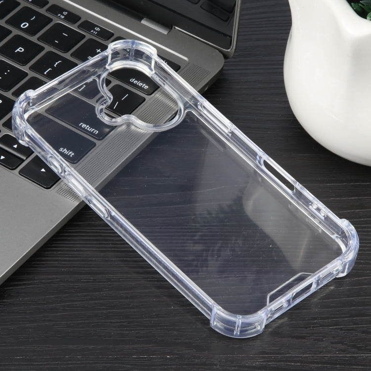 For iPhone 16 MERCURY GOOSPERY SUPER Four-Corner Shockproof TPU Phone Case(Transparent)