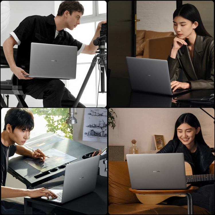Xiaomi Book Pro 16 2022 Laptop, 16GB+512GB, 16 inch Touch Screen Windows 11 Home Chinese Version, Intel 12th Gen Core i5-1240P Integrated Graphics(Grey)
