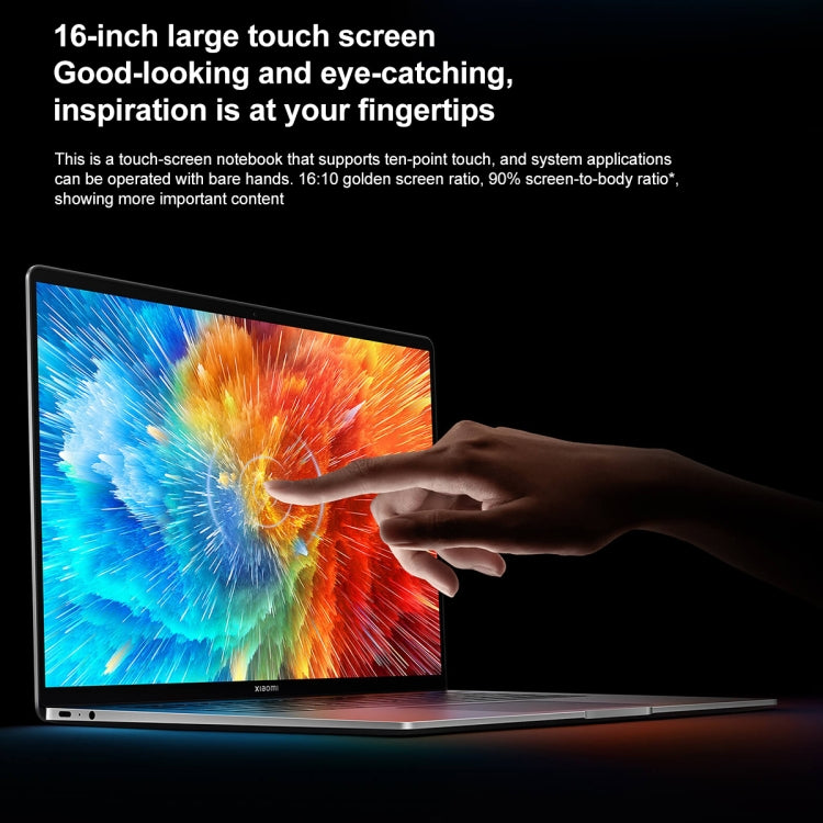 Xiaomi Book Pro 16 2022 Laptop, 16GB+512GB, 16 inch Touch Screen Windows 11 Home Chinese Version, Intel 12th Gen Core i7-1260P RTX2050 Discrete Graphics(Grey)
