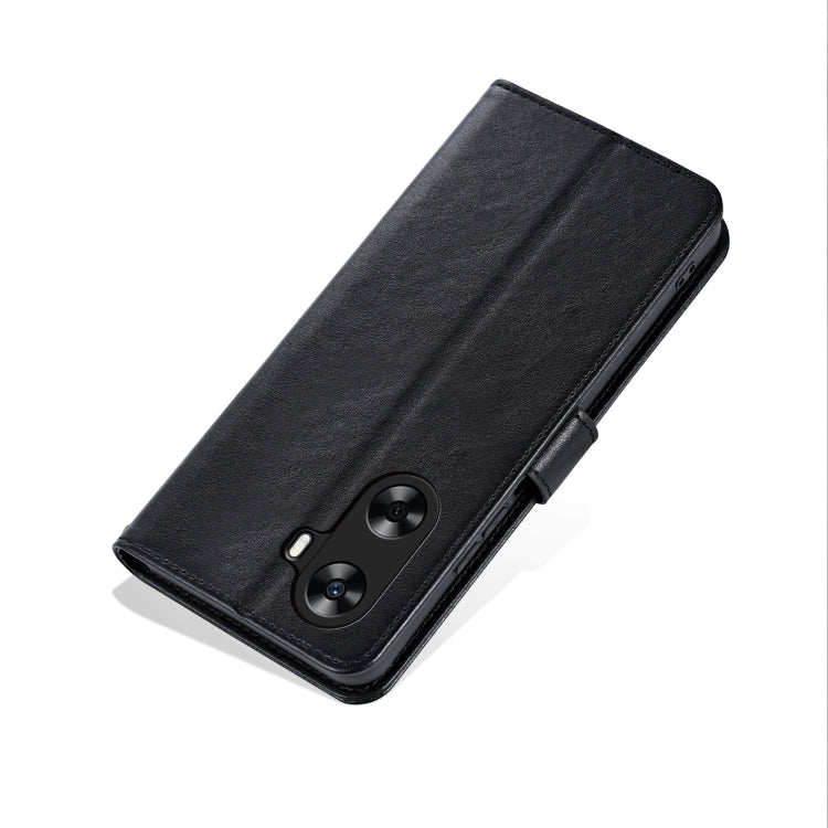 For Huawei Enjoy 70z AZNS Sheepskin Texture Flip Leather Phone Case(Black)