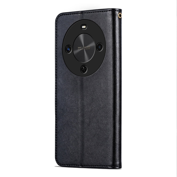 For Huawei Maimang 30 AZNS Sheepskin Texture Flip Leather Phone Case(Black)