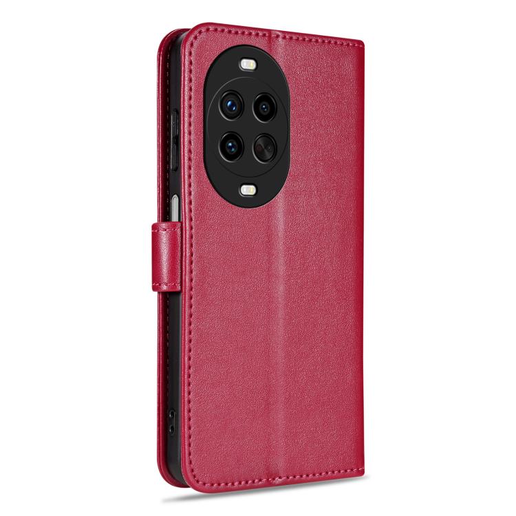 For Huawei nova 14 Pro 5G AZNS Sheepskin Texture Flip Leather Phone Case(Red)