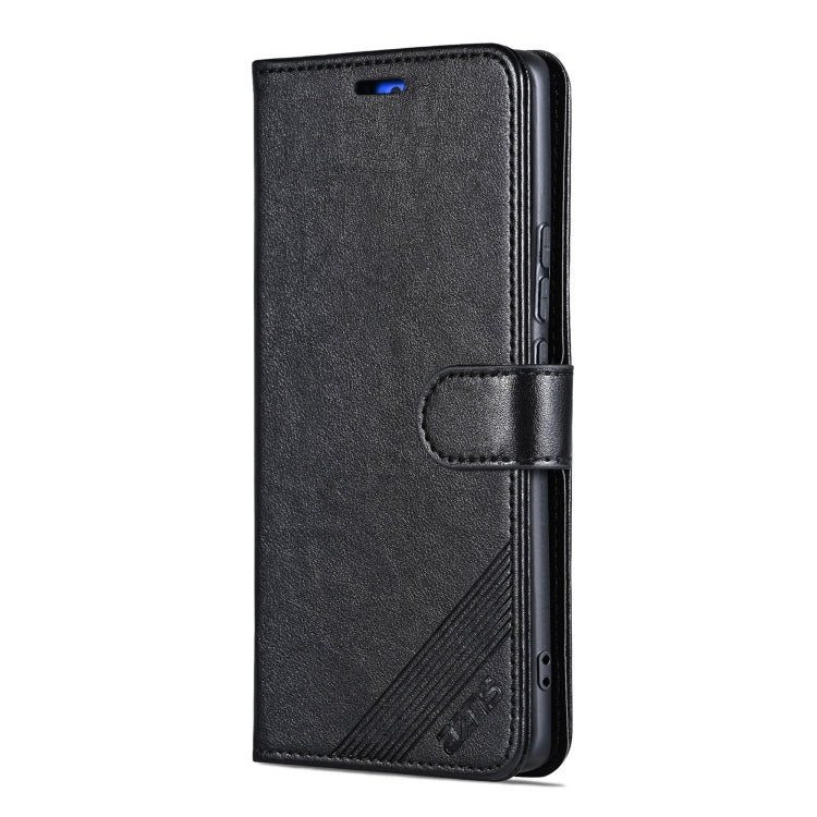 For OPPO Find X8 Pro AZNS Sheepskin Texture Flip Leather Phone Case(Black)