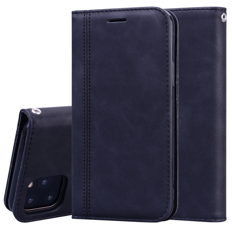 Frosted Business Magnetic Horizontal Flip PU Leather Case with Holder & Card Slot & Lanyard, For iPhone 11 Pro Max, For iPhone XS / X, For iPhone XR, For iPhone XS Max