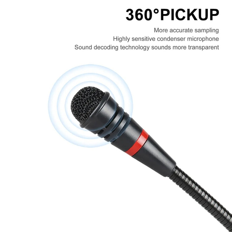XTUGA A140-C Wireless Microphone System 4-Channel UHF Four Conference Mics(US Plug)
