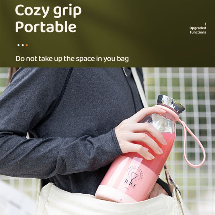 500ML Wireless Portable Electric Juicer(White)