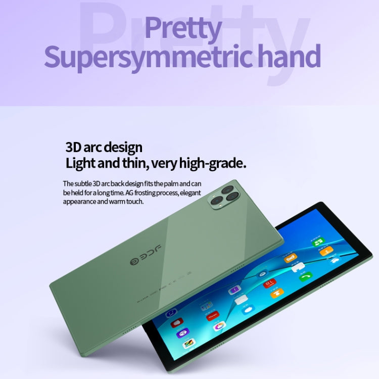BDF P50 4G LTE Tablet PC 10.1 inch, 8GB+128GB, Android 11 MTK6755 Octa Core, Support Dual SIM, EU Plug(Silver)