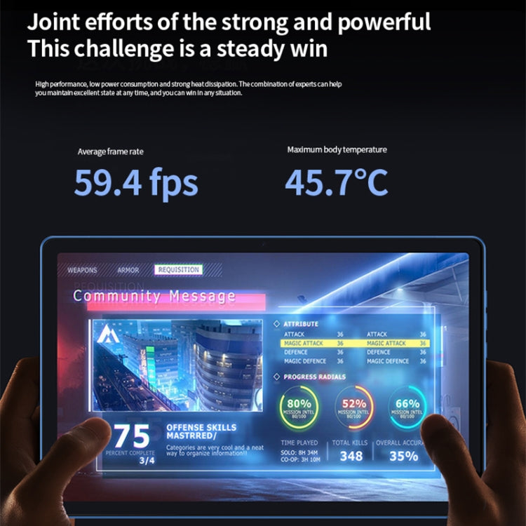 BDF P60 4G LTE Tablet PC 10.1 inch, 8GB+128GB, Android 11 MTK6755 Octa Core, Support Dual SIM, EU Plug(Blue)