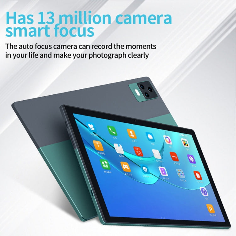 BDF P70 4G LTE Tablet PC 10.1 inch, 8GB+128GB, Android 11 MTK6755 Octa Core, Support Dual SIM, EU Plug(Gold)