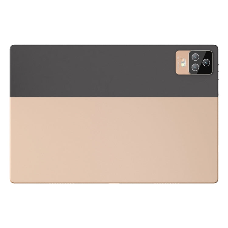 BDF P70 4G LTE Tablet PC 10.1 inch, 8GB+256GB, Android 12 MTK6762 Octa Core, Support Dual SIM, EU Plug(Gold)
